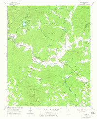 Helen Georgia Historical topographic map, 1:24000 scale, 7.5 X 7.5 Minute, Year 1957
