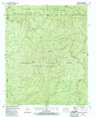 Hemp Top Georgia Historical topographic map, 1:24000 scale, 7.5 X 7.5 Minute, Year 1988