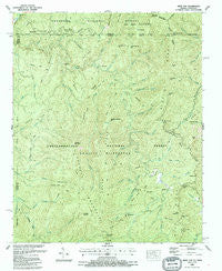 Hemp Top Georgia Historical topographic map, 1:24000 scale, 7.5 X 7.5 Minute, Year 1988