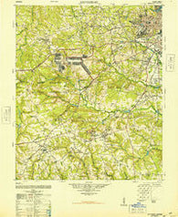 Hephzibah Georgia Historical topographic map, 1:62500 scale, 15 X 15 Minute, Year 1948