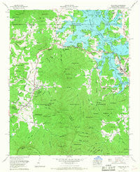 Hiawassee Georgia Historical topographic map, 1:24000 scale, 7.5 X 7.5 Minute, Year 1966