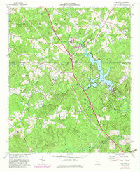 High Falls Georgia Historical topographic map, 1:24000 scale, 7.5 X 7.5 Minute, Year 1973