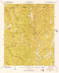 Hightower Bald Georgia Historical topographic map, 1:24000 scale, 7.5 X 7.5 Minute, Year 1946