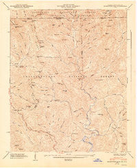 Hightower Bald Georgia Historical topographic map, 1:24000 scale, 7.5 X 7.5 Minute, Year 1947