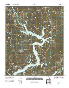 Hillcrest Georgia Historical topographic map, 1:24000 scale, 7.5 X 7.5 Minute, Year 2011