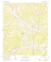 Hillcrest Georgia Historical topographic map, 1:24000 scale, 7.5 X 7.5 Minute, Year 1964