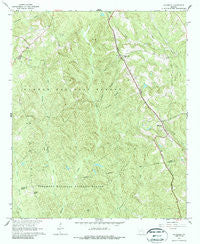 Hillsboro Georgia Historical topographic map, 1:24000 scale, 7.5 X 7.5 Minute, Year 1964