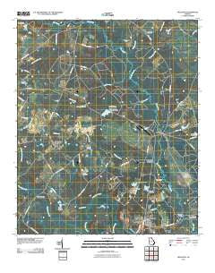 Hilltonia Georgia Historical topographic map, 1:24000 scale, 7.5 X 7.5 Minute, Year 2011