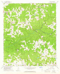 Hilyer Georgia Historical topographic map, 1:24000 scale, 7.5 X 7.5 Minute, Year 1964