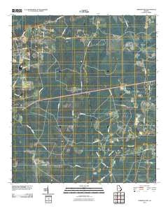 Hoboken East Georgia Historical topographic map, 1:24000 scale, 7.5 X 7.5 Minute, Year 2011