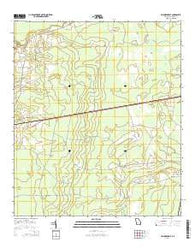 Hoboken East Georgia Current topographic map, 1:24000 scale, 7.5 X 7.5 Minute, Year 2014