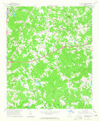 Hog Mountain Georgia Historical topographic map, 1:24000 scale, 7.5 X 7.5 Minute, Year 1964