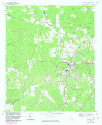 Hogansville Georgia Historical topographic map, 1:24000 scale, 7.5 X 7.5 Minute, Year 1964