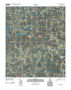 Hollonville Georgia Historical topographic map, 1:24000 scale, 7.5 X 7.5 Minute, Year 2011