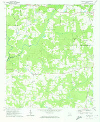 Hollonville Georgia Historical topographic map, 1:24000 scale, 7.5 X 7.5 Minute, Year 1971