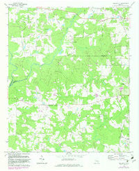 Hollonville Georgia Historical topographic map, 1:24000 scale, 7.5 X 7.5 Minute, Year 1971