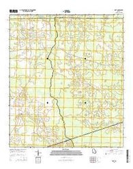 Holt Georgia Current topographic map, 1:24000 scale, 7.5 X 7.5 Minute, Year 2014