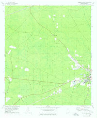 Homerville West Georgia Historical topographic map, 1:24000 scale, 7.5 X 7.5 Minute, Year 1978
