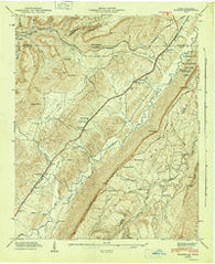 Hooker Georgia Historical topographic map, 1:24000 scale, 7.5 X 7.5 Minute, Year 1946