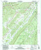 Hooker Georgia Historical topographic map, 1:24000 scale, 7.5 X 7.5 Minute, Year 1982