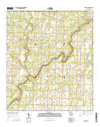 Hopeful Georgia Current topographic map, 1:24000 scale, 7.5 X 7.5 Minute, Year 2014
