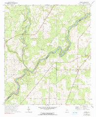 Hopeful Georgia Historical topographic map, 1:24000 scale, 7.5 X 7.5 Minute, Year 1971