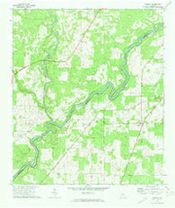 Hopeful Georgia Historical topographic map, 1:24000 scale, 7.5 X 7.5 Minute, Year 1971