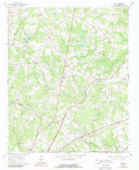 Hull Georgia Historical topographic map, 1:24000 scale, 7.5 X 7.5 Minute, Year 1964