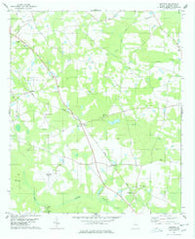 Hunters Georgia Historical topographic map, 1:24000 scale, 7.5 X 7.5 Minute, Year 1978