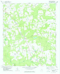 Hunters Georgia Historical topographic map, 1:24000 scale, 7.5 X 7.5 Minute, Year 1978