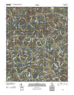 Ila Georgia Historical topographic map, 1:24000 scale, 7.5 X 7.5 Minute, Year 2011