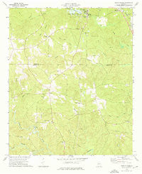 Indian Springs Georgia Historical topographic map, 1:24000 scale, 7.5 X 7.5 Minute, Year 1973