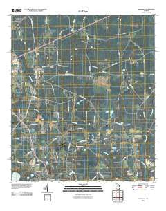 Indianola Georgia Historical topographic map, 1:24000 scale, 7.5 X 7.5 Minute, Year 2011