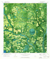 Indianola Georgia Historical topographic map, 1:24000 scale, 7.5 X 7.5 Minute, Year 1971