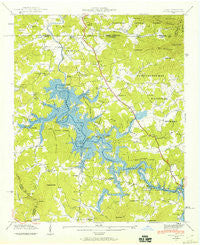 Ivylog Georgia Historical topographic map, 1:24000 scale, 7.5 X 7.5 Minute, Year 1941