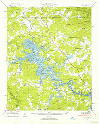 Ivylog Georgia Historical topographic map, 1:24000 scale, 7.5 X 7.5 Minute, Year 1941