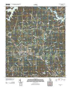 Jackson Georgia Historical topographic map, 1:24000 scale, 7.5 X 7.5 Minute, Year 2011