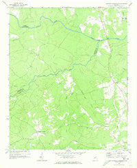Jacksons Crossroads Georgia Historical topographic map, 1:24000 scale, 7.5 X 7.5 Minute, Year 1970