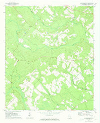 Jacksonville NE Georgia Historical topographic map, 1:24000 scale, 7.5 X 7.5 Minute, Year 1971