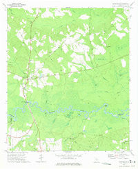 Jacksonville Georgia Historical topographic map, 1:24000 scale, 7.5 X 7.5 Minute, Year 1972