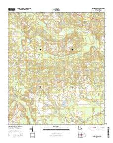 Jacksonville NE Georgia Current topographic map, 1:24000 scale, 7.5 X 7.5 Minute, Year 2014