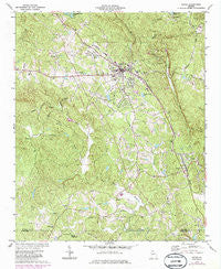 Jasper Georgia Historical topographic map, 1:24000 scale, 7.5 X 7.5 Minute, Year 1973