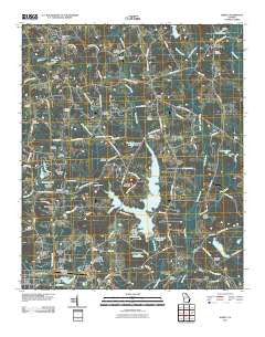 Jersey Georgia Historical topographic map, 1:24000 scale, 7.5 X 7.5 Minute, Year 2011