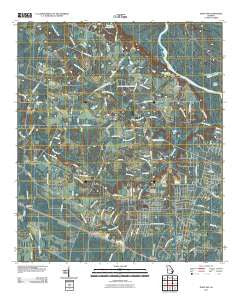 Jesup NW Georgia Historical topographic map, 1:24000 scale, 7.5 X 7.5 Minute, Year 2011