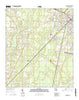 Jesup West Georgia Current topographic map, 1:24000 scale, 7.5 X 7.5 Minute, Year 2014