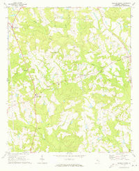 Johnson Corner Georgia Historical topographic map, 1:24000 scale, 7.5 X 7.5 Minute, Year 1970