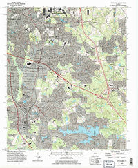 Jonesboro Georgia Historical topographic map, 1:24000 scale, 7.5 X 7.5 Minute, Year 1993