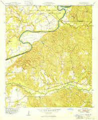 Julia Georgia Historical topographic map, 1:24000 scale, 7.5 X 7.5 Minute, Year 1949