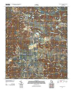 Junction City Georgia Historical topographic map, 1:24000 scale, 7.5 X 7.5 Minute, Year 2011