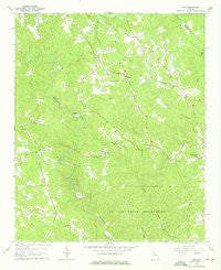 Juno Georgia Historical topographic map, 1:24000 scale, 7.5 X 7.5 Minute, Year 1964